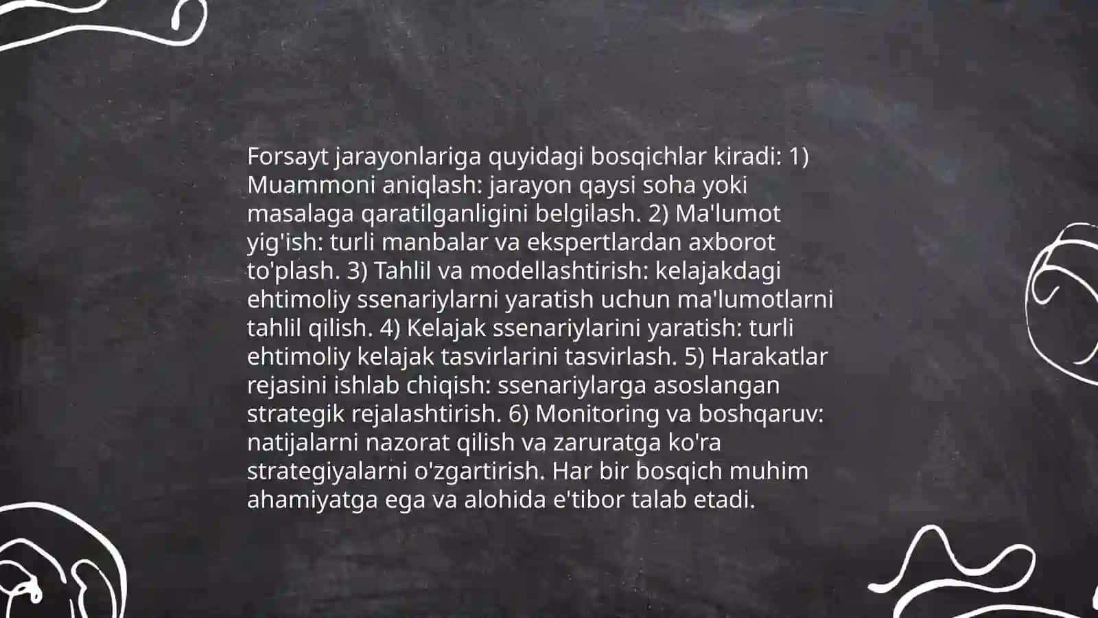 Forsayt menejmentda mental kartalar va ulardan foydalanish 4