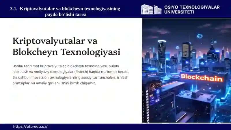 Kriptovalyutalar va Blokcheyn Texnologiyasi 4