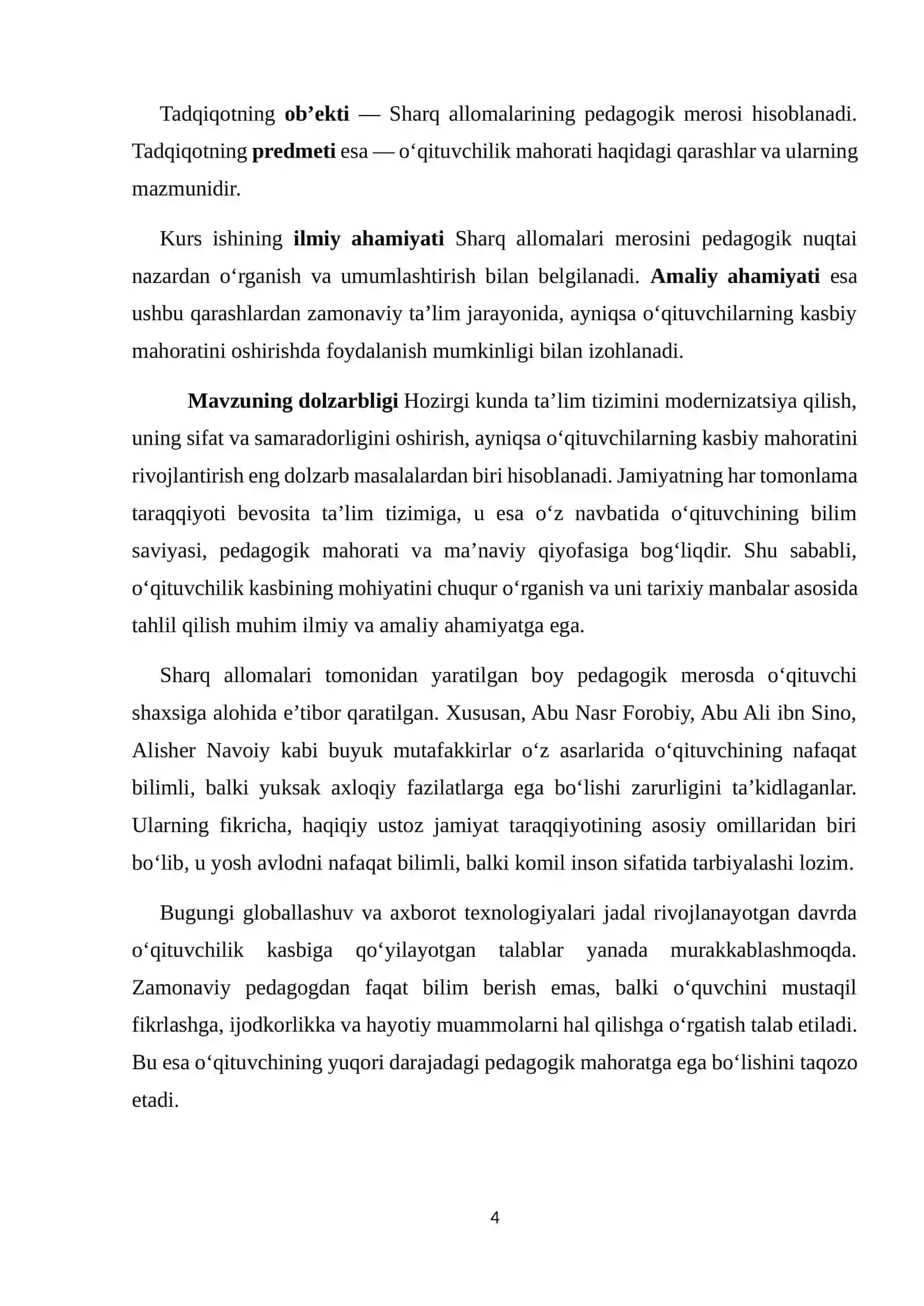 Sharq allomalari o‘qituvchilik mahorati haqida qarashlari 4