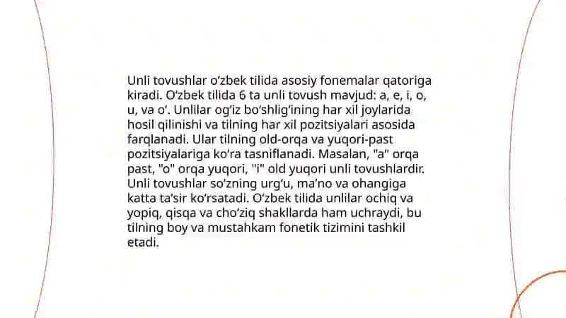 Fonetik tahlil namunasini tayyorlang 4