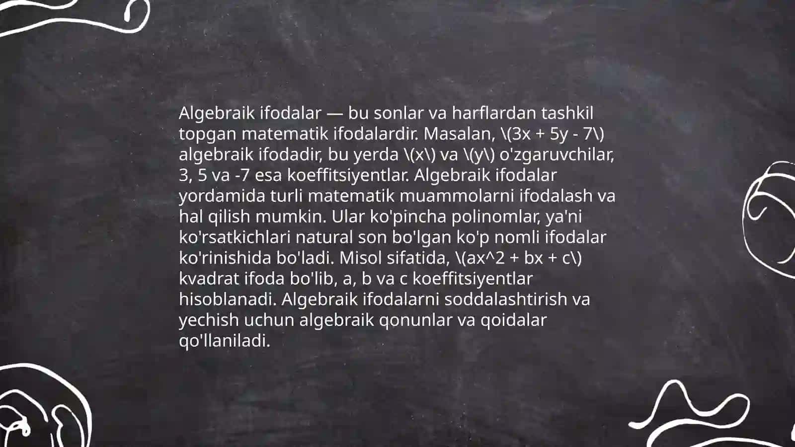 Hisoblashga va isbotlashga doir masalalar yechish 4