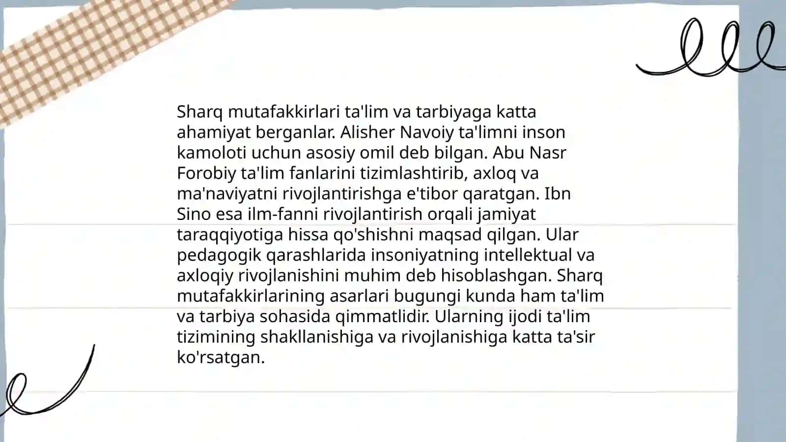 Sharq donishmandlari va mutafakkirlarining ijodiy merosida mudarrislarni tanlash 4