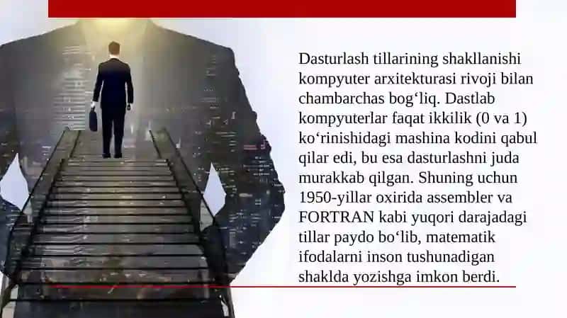 Zamonaviy dasturlashtillarining tahlili 4