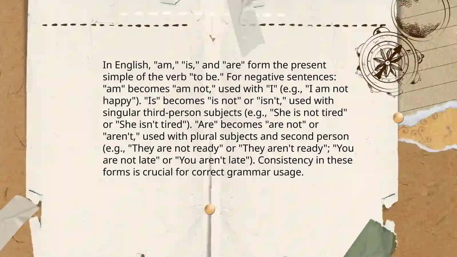 Am, Is, Are in Simple Present Sentences 4