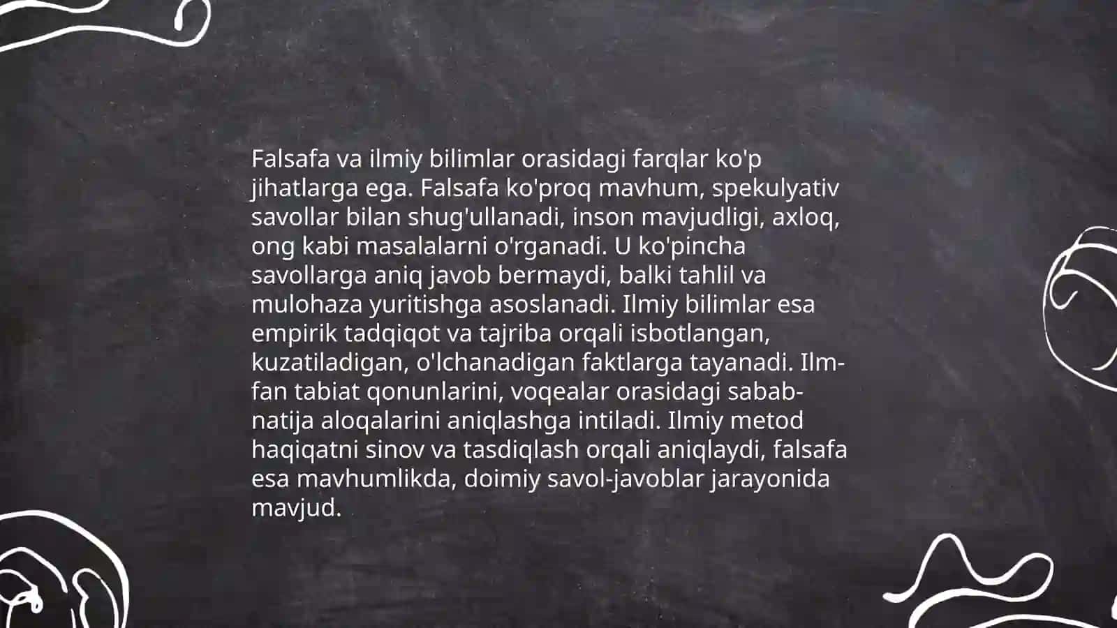 Falsafaning mohiyatiga oid Sharq va G’arb mutafakkirlari ta’riflarini tasniflash va ular bo‘yicha prezentatsiya tayyorlash 4