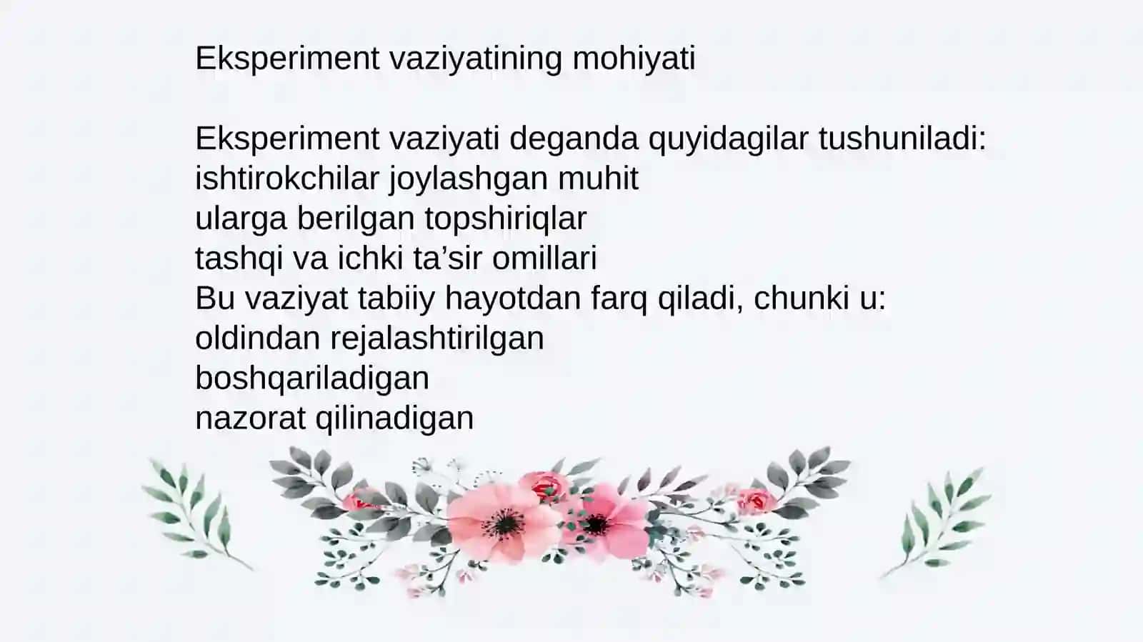 Psixologik eksperiment vaziyati 4