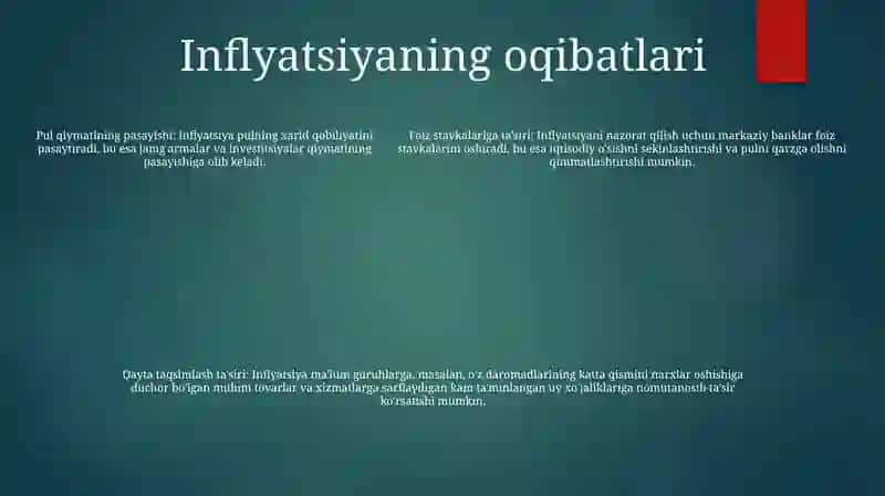 Inflyatsiya Va Inflyatsiyaga Qarshi Siyosat 4