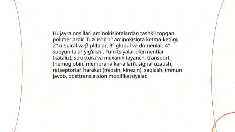 Hujayraning kimyoviy tarkibi, xossalari, hujayra morfologiyasi 4