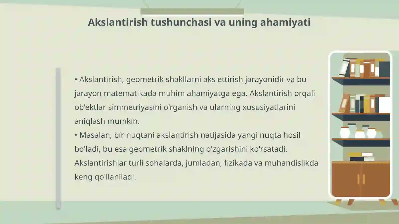 Trigonometrik funksiyalar yordamida akslantirishlar 4