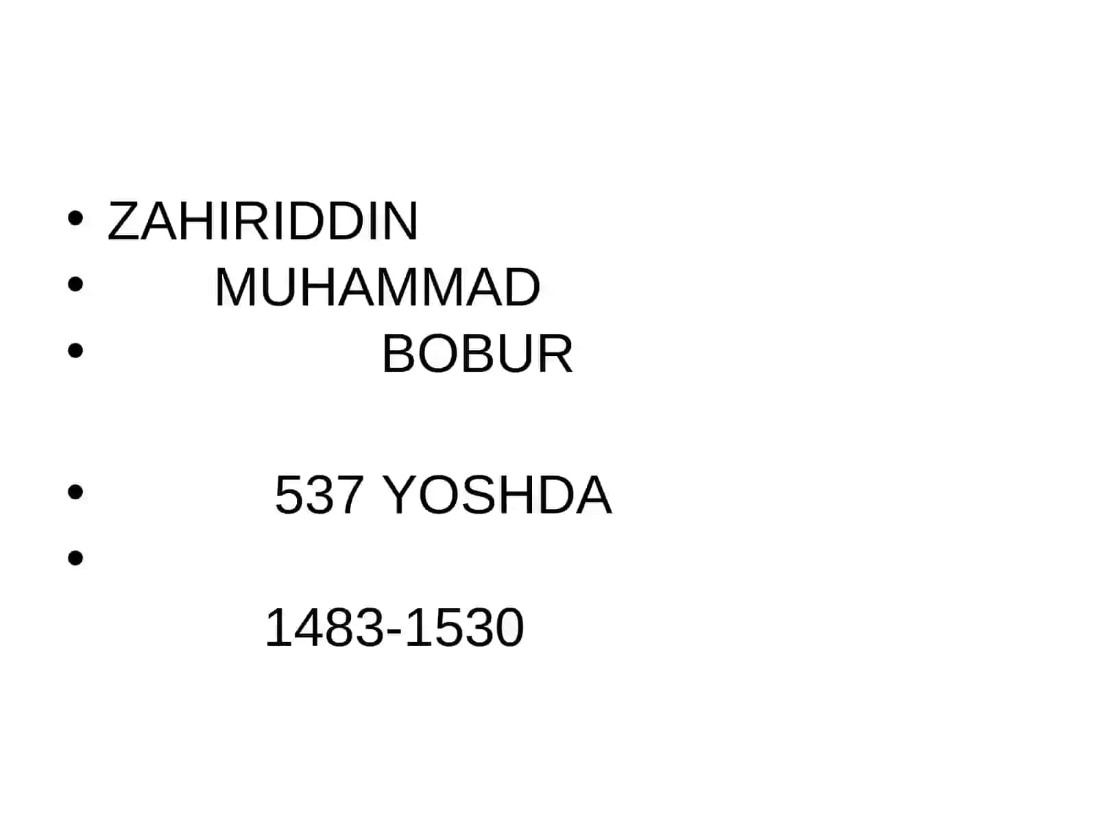 21-mavzu. Zahiriddin Muhammad Boburning hayoti Bobur g’azallari tahlili 4