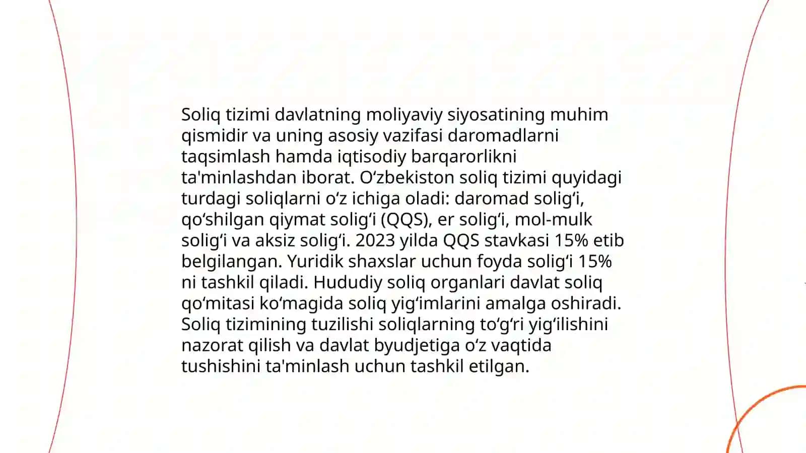 Soliq nazorati faniga kirish 4