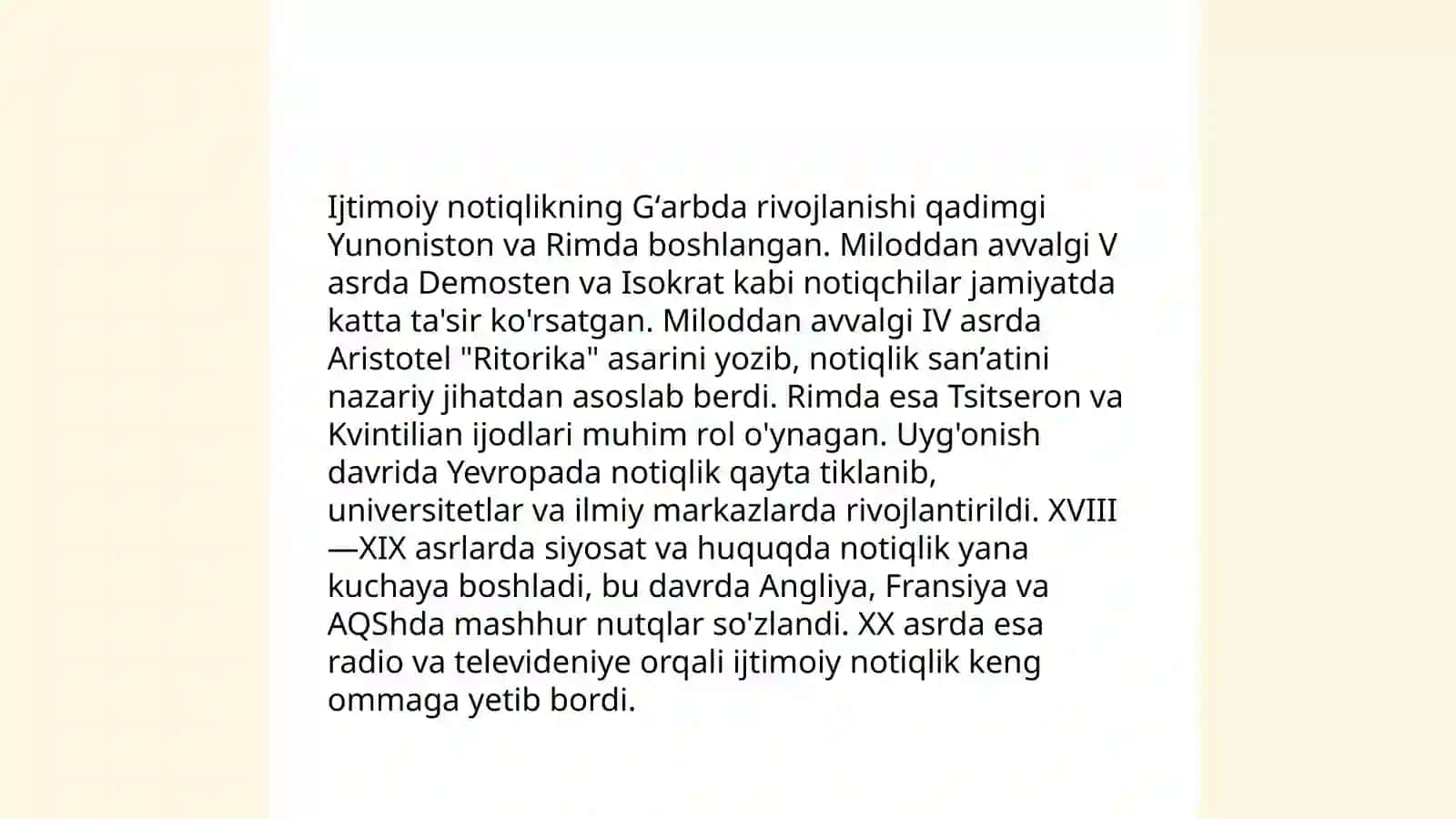 Gʻarbda akademik va ijtimoiy siyosiy notiqlik. 10 bet 4