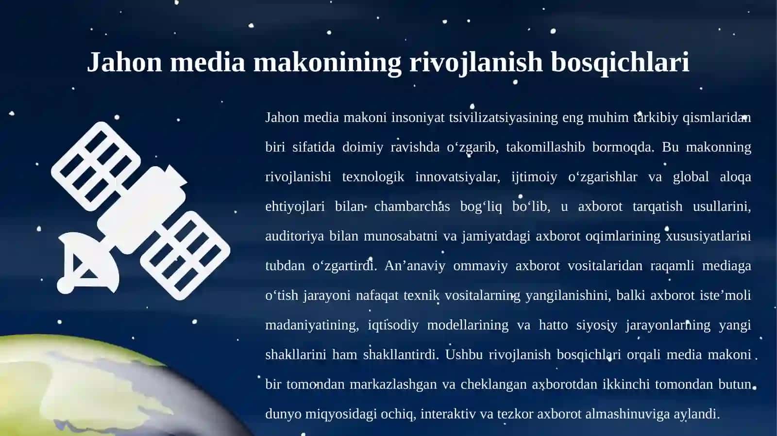 Jahon media va axborot makonida raqobat muhiti 4