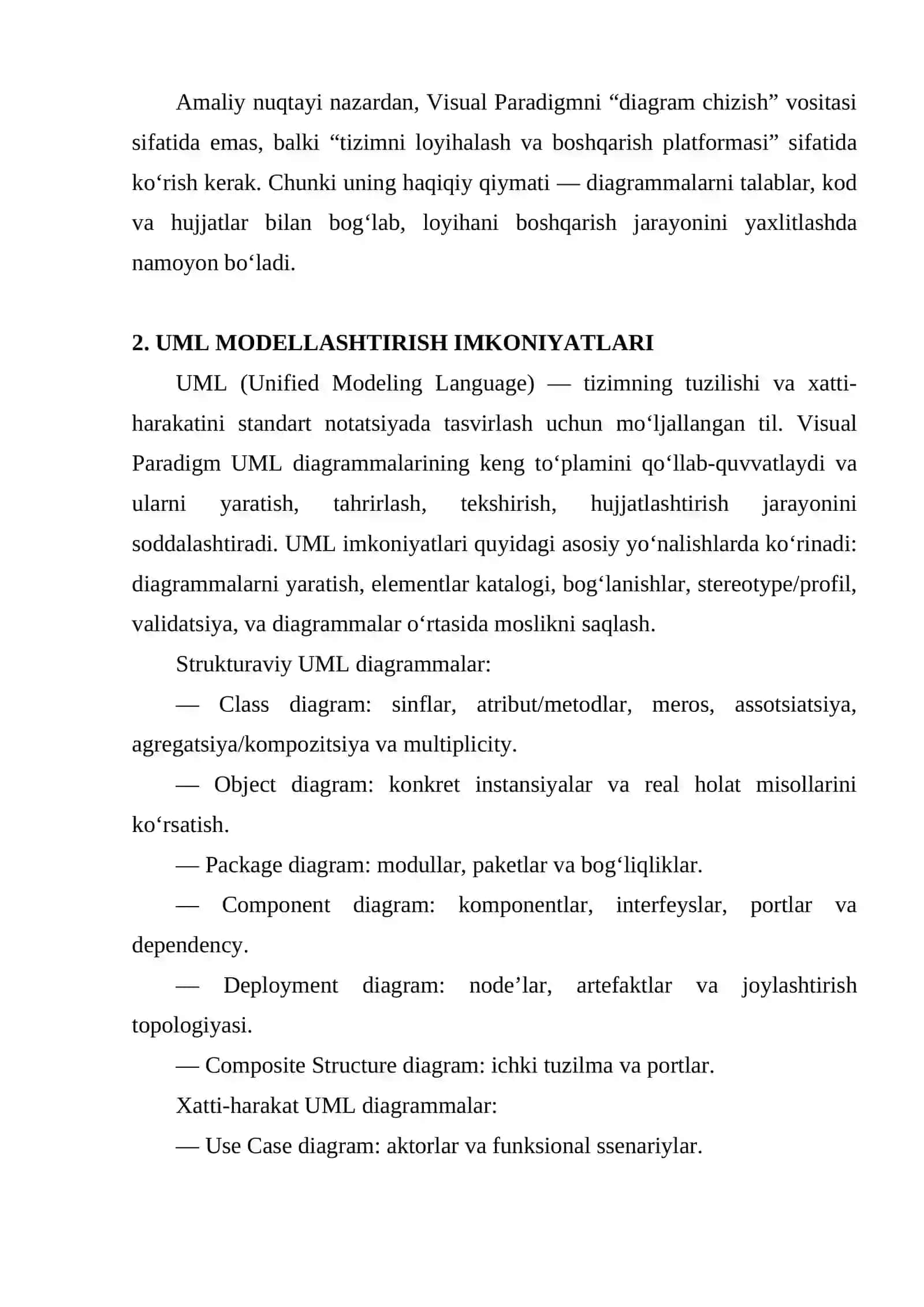 Paradigm platformasining imkoniyatlari 4
