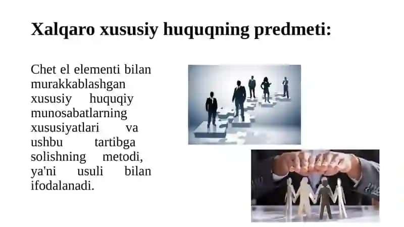 Xalqaro xususiy huquq tushunchasi, mohiyati va manbalari 4
