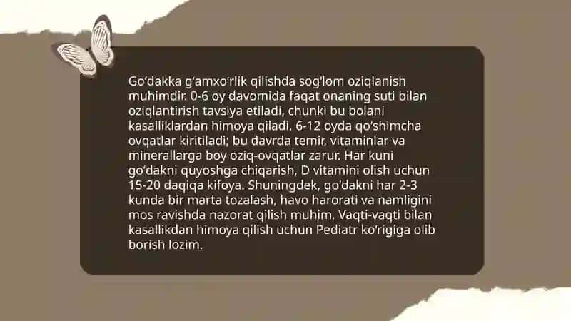 Chaqaloqlik va goʻdaklik davri 4
