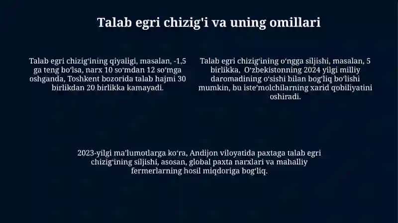 Bozor muvozanati 4