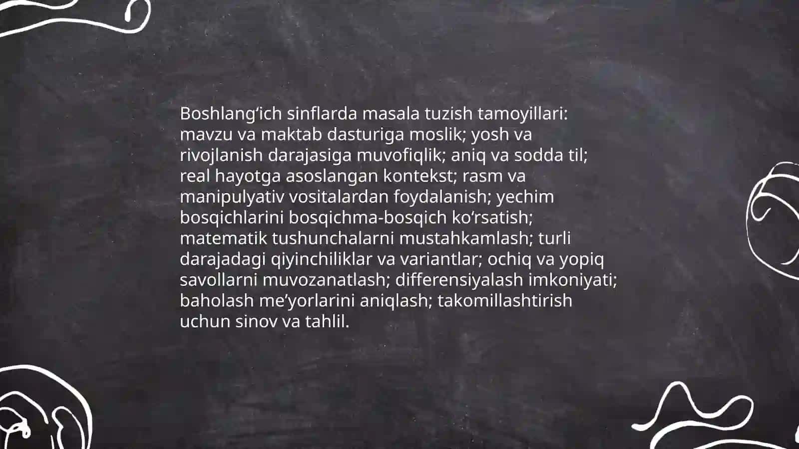 Boshlangʻich sinflarda sodda va murakkab masalalar. Masala tuzish va uni yechish 4