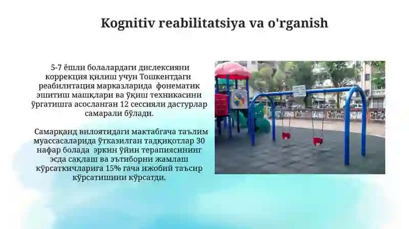 Yosh bolalarni reabilitatsiya qilish 4