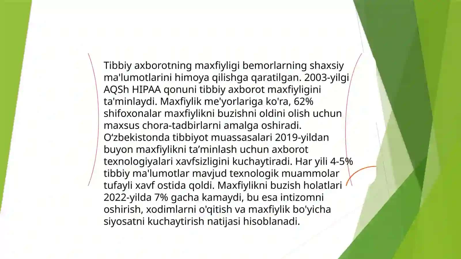Bemorlarning ma'lumot olish masalasining etik-huquqiy jihatlari 4