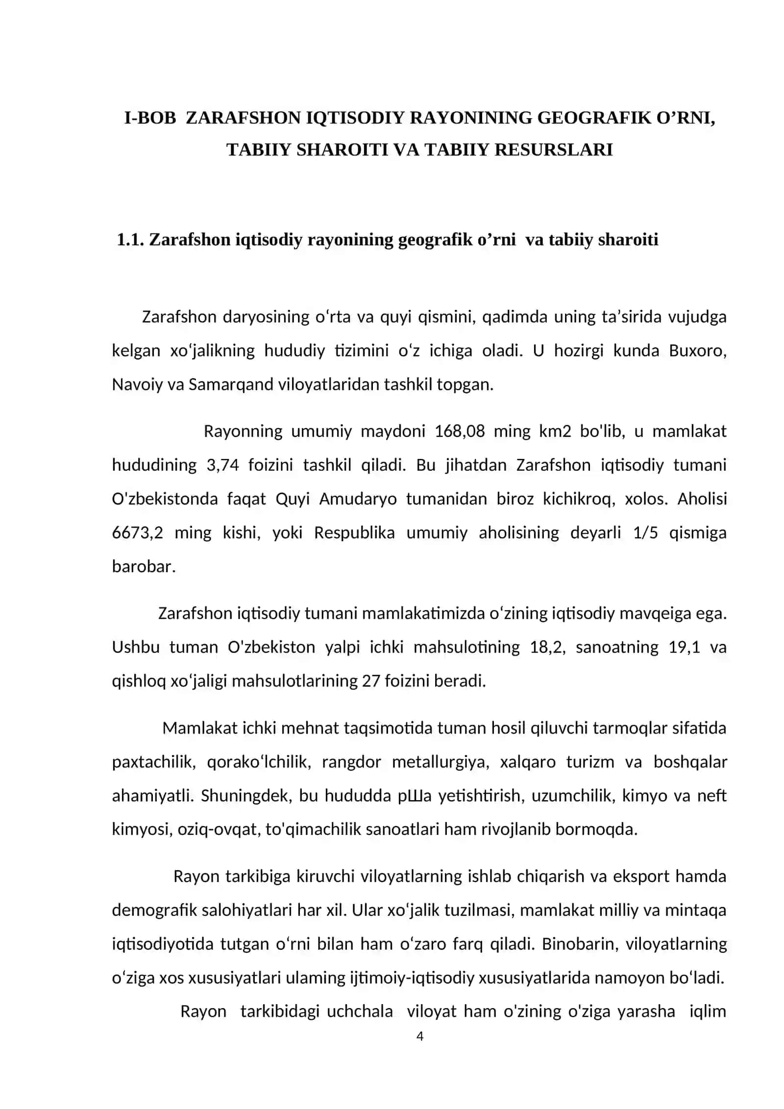 ZARAFSHON  IQTISOFIY RAYONI GEOGRAFIYASI 4