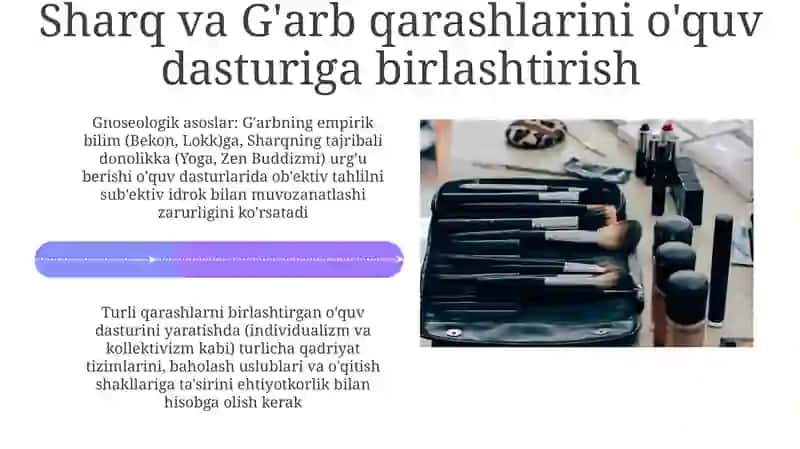 Sharq va G'arb mutafakkirlarining gnoseologik g'oyalari ta'lim jarayoni asosi sifatida 4