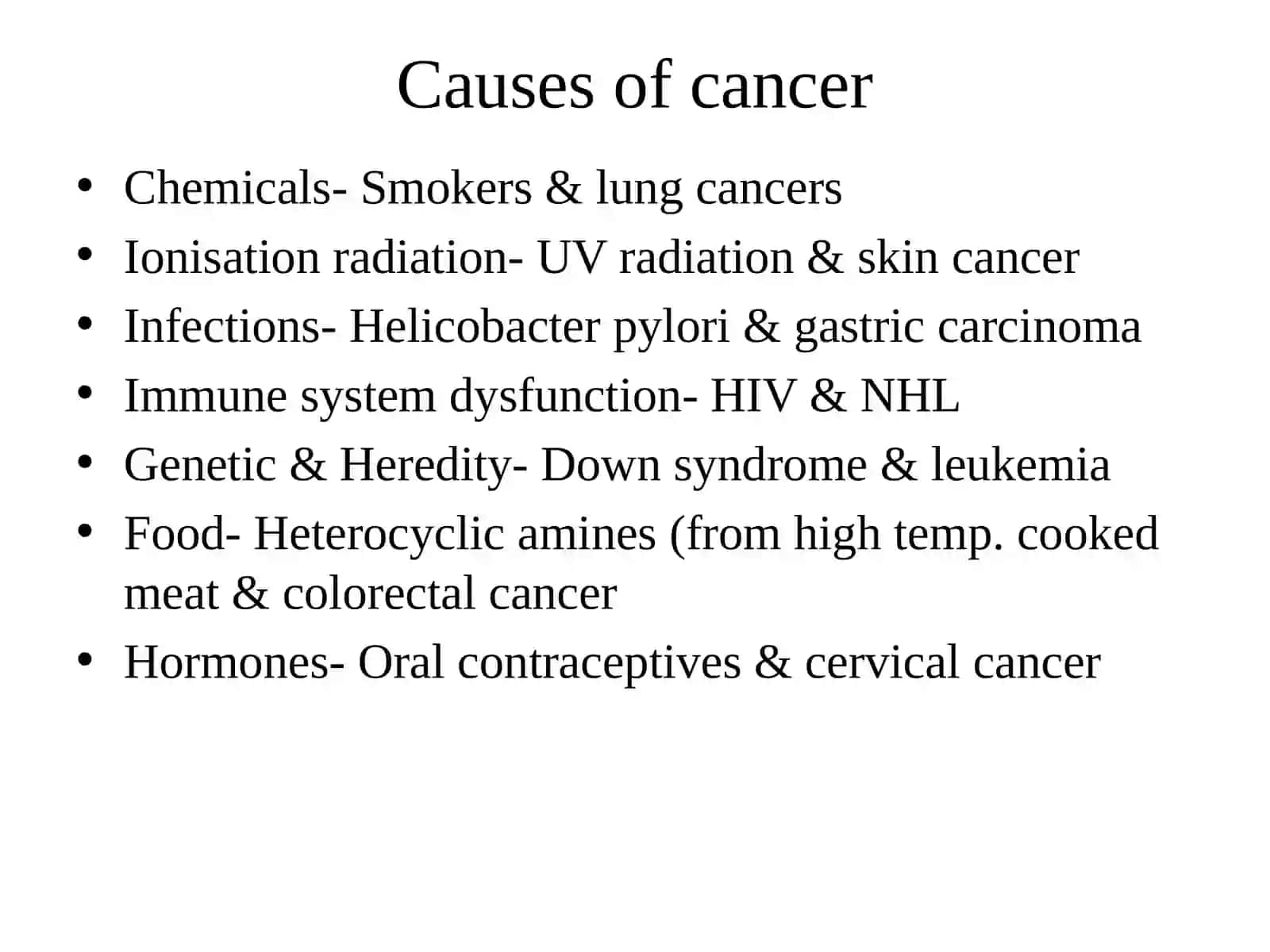 Class of diseases which a group of cells display uncontrolled growth, invasion and sometimes metastasis 4