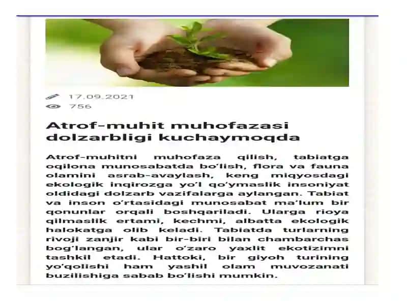 Atrof-muhit muhofazasi 4