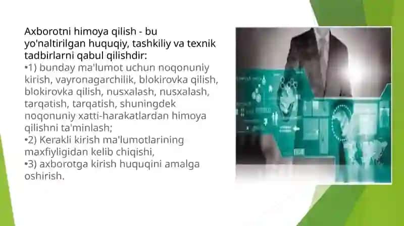 KORXONA FAOLIYATIDA AXBAROT XAVFSIZLIGI 4