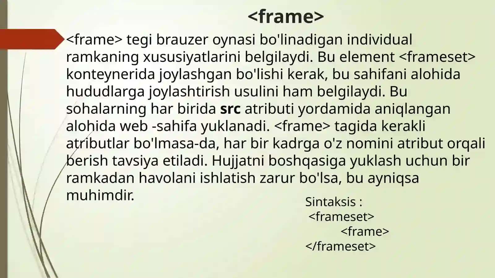 Freymlar va murojaatlar 4