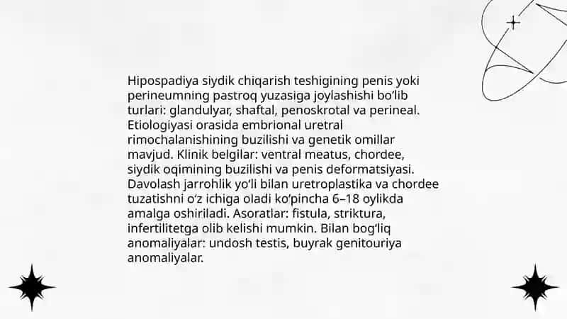 Kriptorchidizm (testislarning tushmasligi) 4