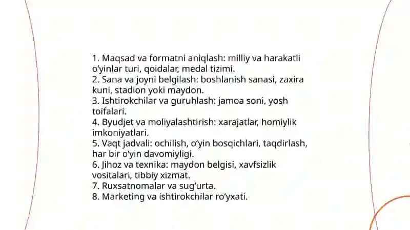 Milliy va harakatli òyinlarni tashkil etish va òtkazish 4