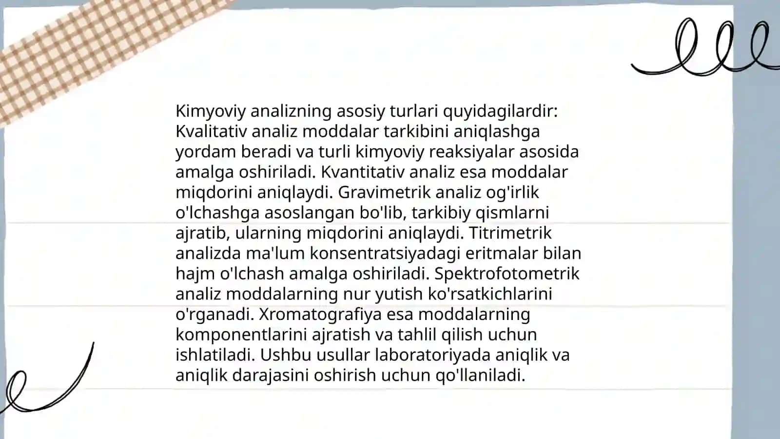 Analitik kimyo fani va vazifasi 4