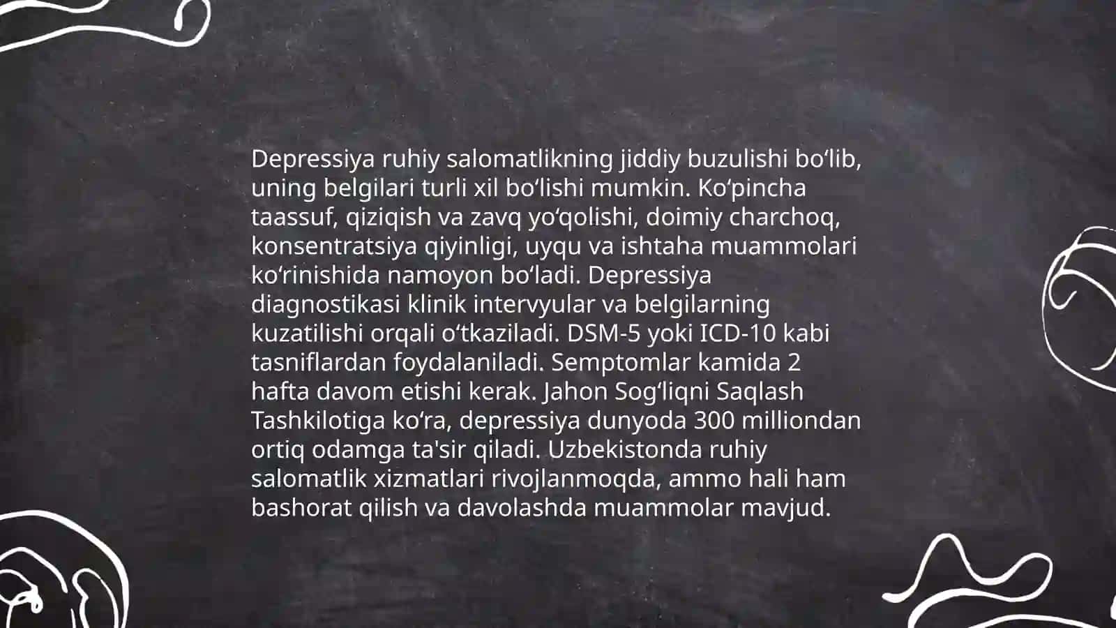 Depressiya holatida psixodiagnostika ahamiyati 4