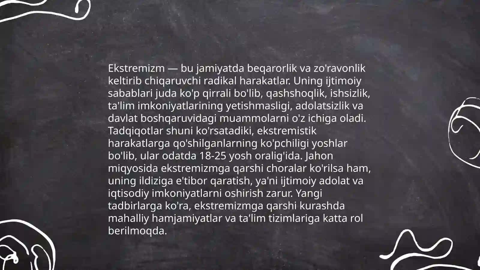 Diniy aqidaparastlik (fanatizm), ekstremizm paydo bo’lishining ijtimoiy-tarixiy zaminlari va rivojlanishi 4