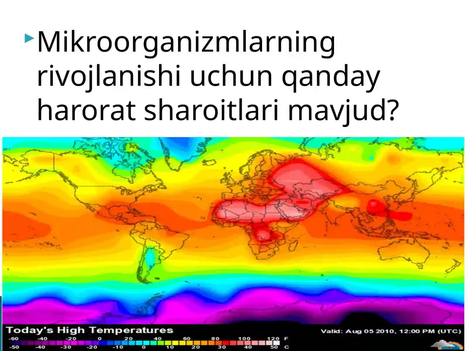Mikroorganizmlarning hayot faoliyatiga ta'sir etuvchi tashqi muhit omillari 4