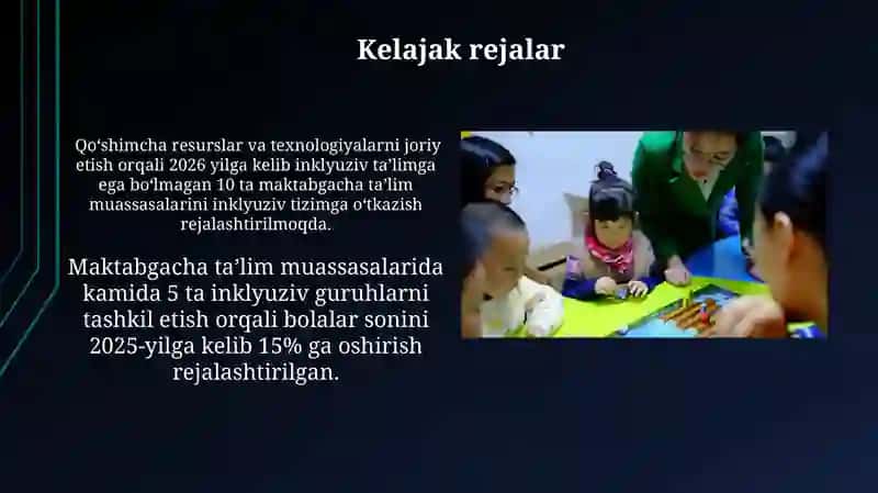 Maktabgacha ta’limda inklyuziv ta’limni rivojlantirish 4