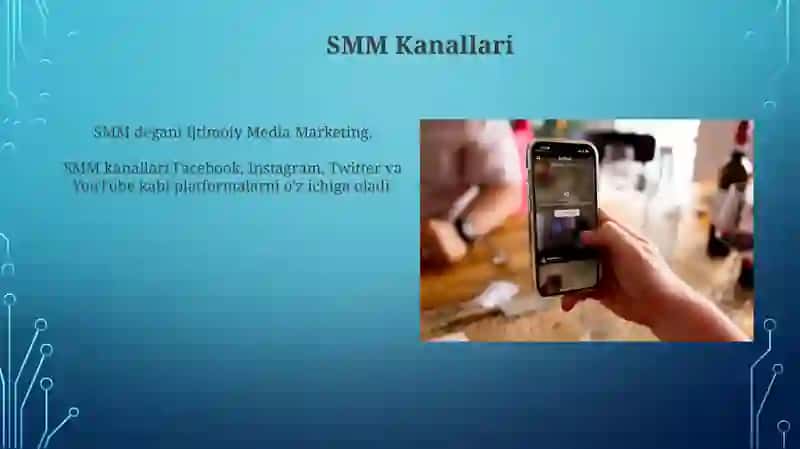 SMM nima va uning hozirgi kundagi oʻrni 4