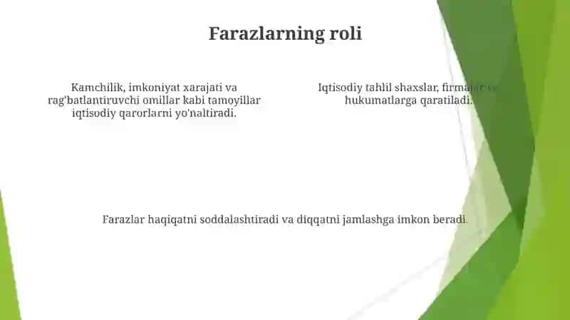 Iqtisodiy tahlilning predmeti, asosiy vazifalari va tamoyillari 4