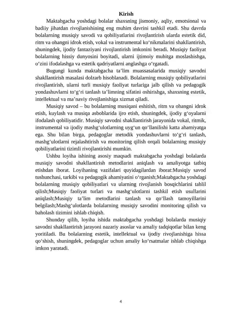 Bolalarning musiqiy qobiliyatlari, didi, estetika va ijodkorlikni rivojlantirish metodikasi .docx 4