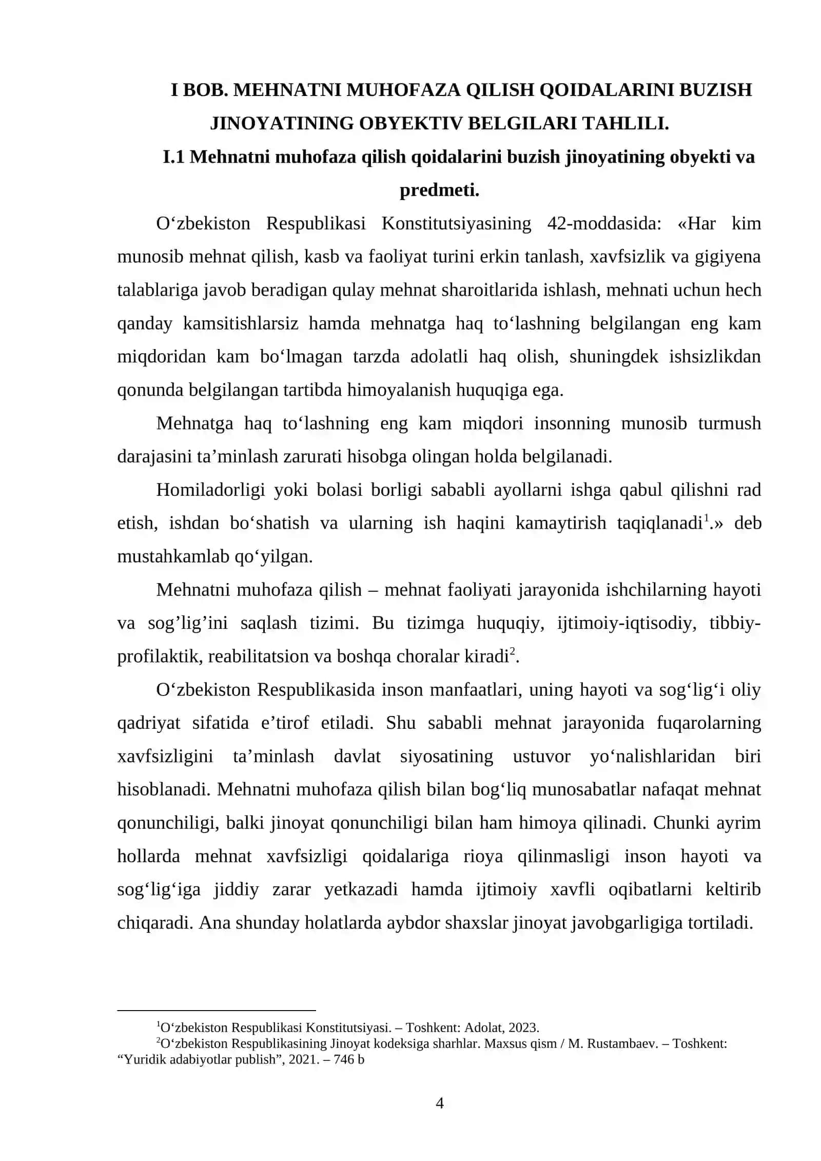 Mehnatni muhofaza qilish qoidalarini buzish 26 4