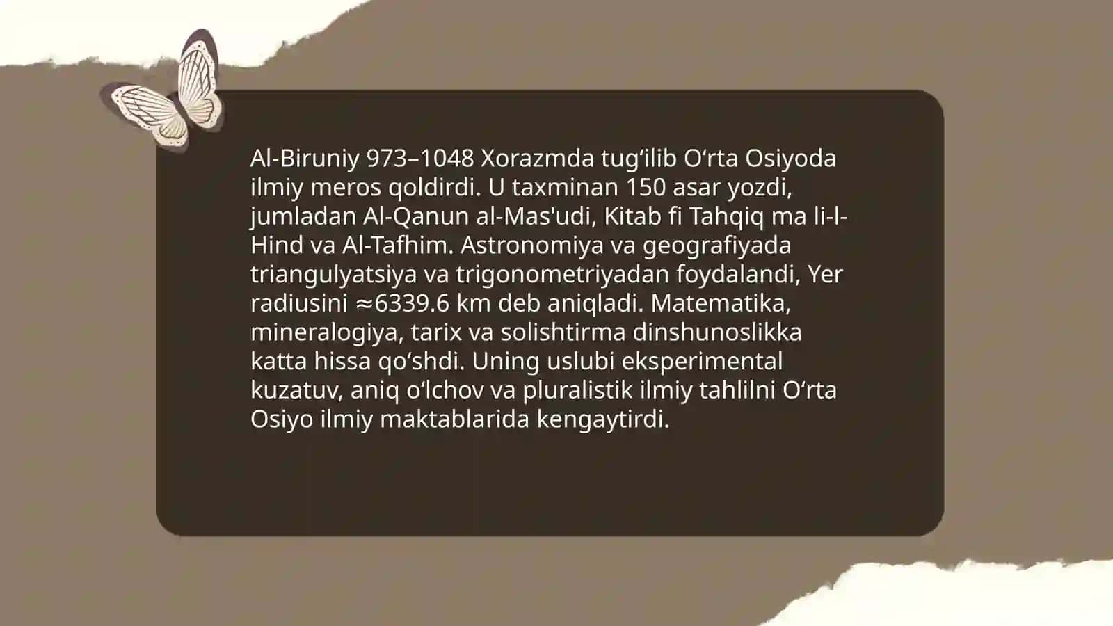 Musulmon uyvg'onish davrida O'rta osiyoda ilm-fan 4