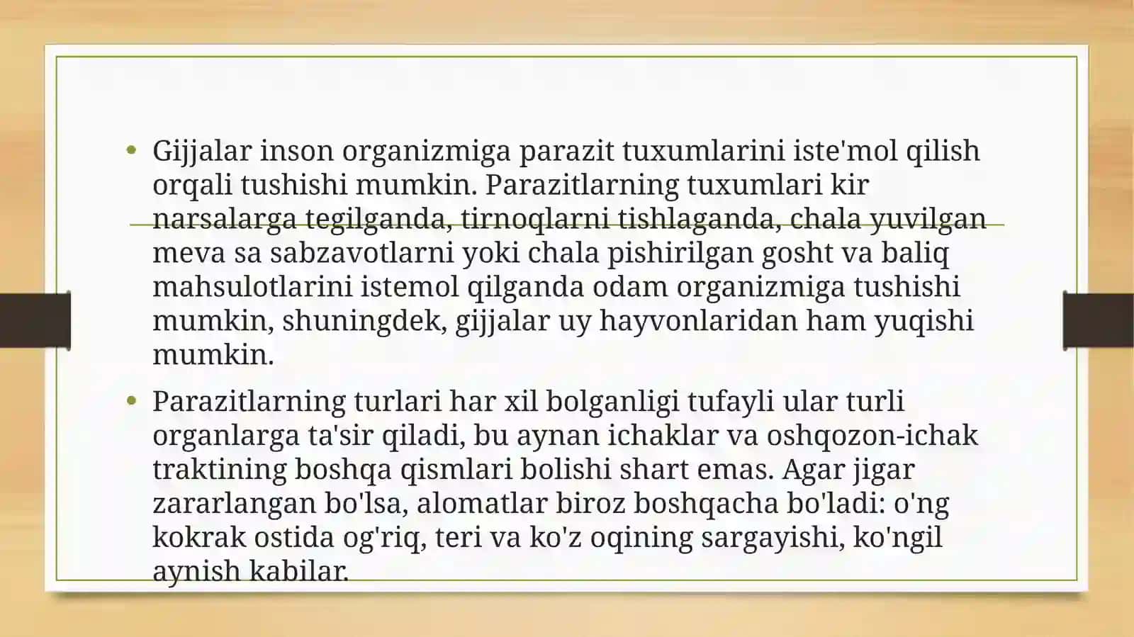Gijjalarni davolash usullari 4