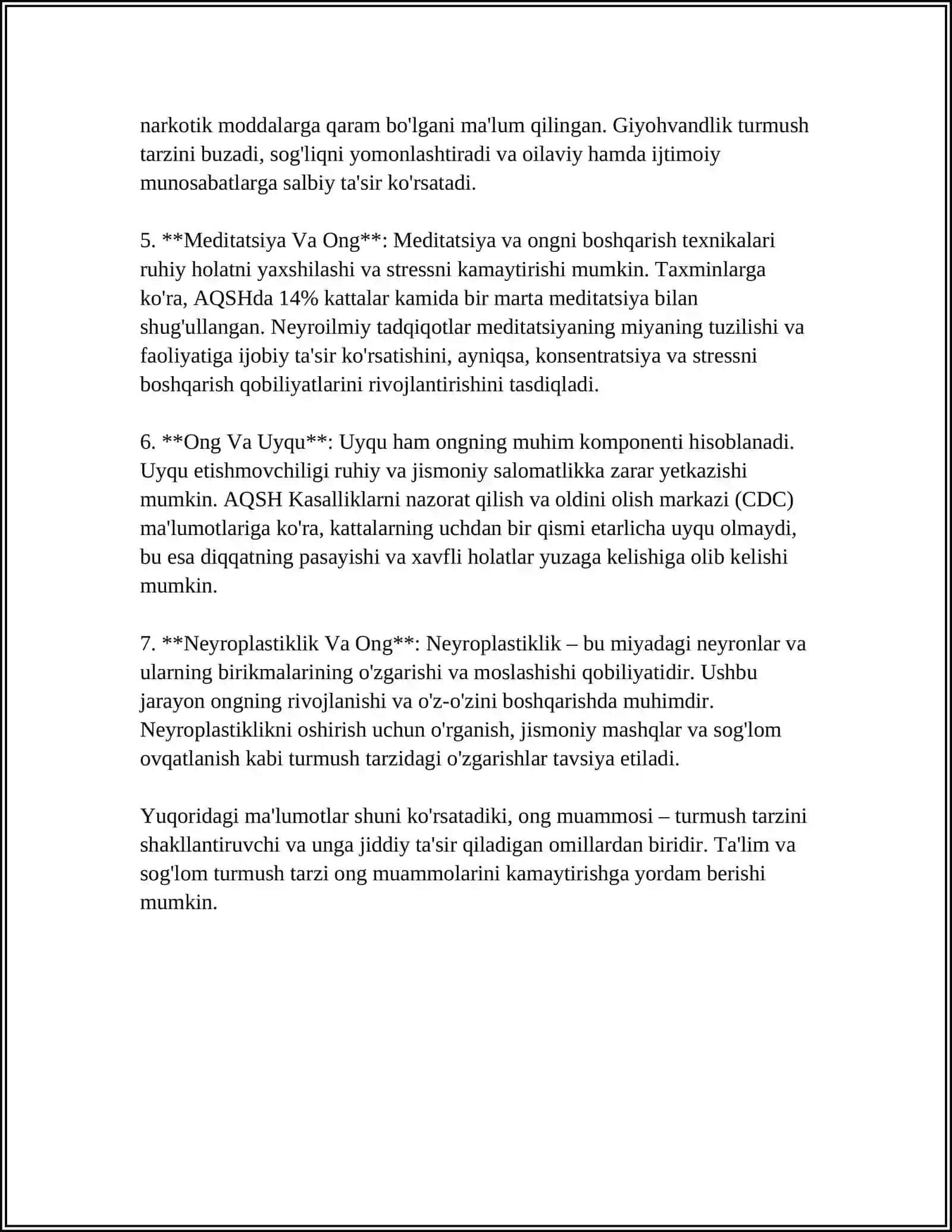 ONG MUAMMOSI VA TIBBIYOT PSIXOLOGIYASI 4