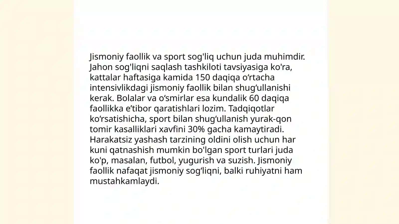 Sogʻlom turmush tarzi - salomatlik va shaxsiy xavfsizlikni asosiy omili 4