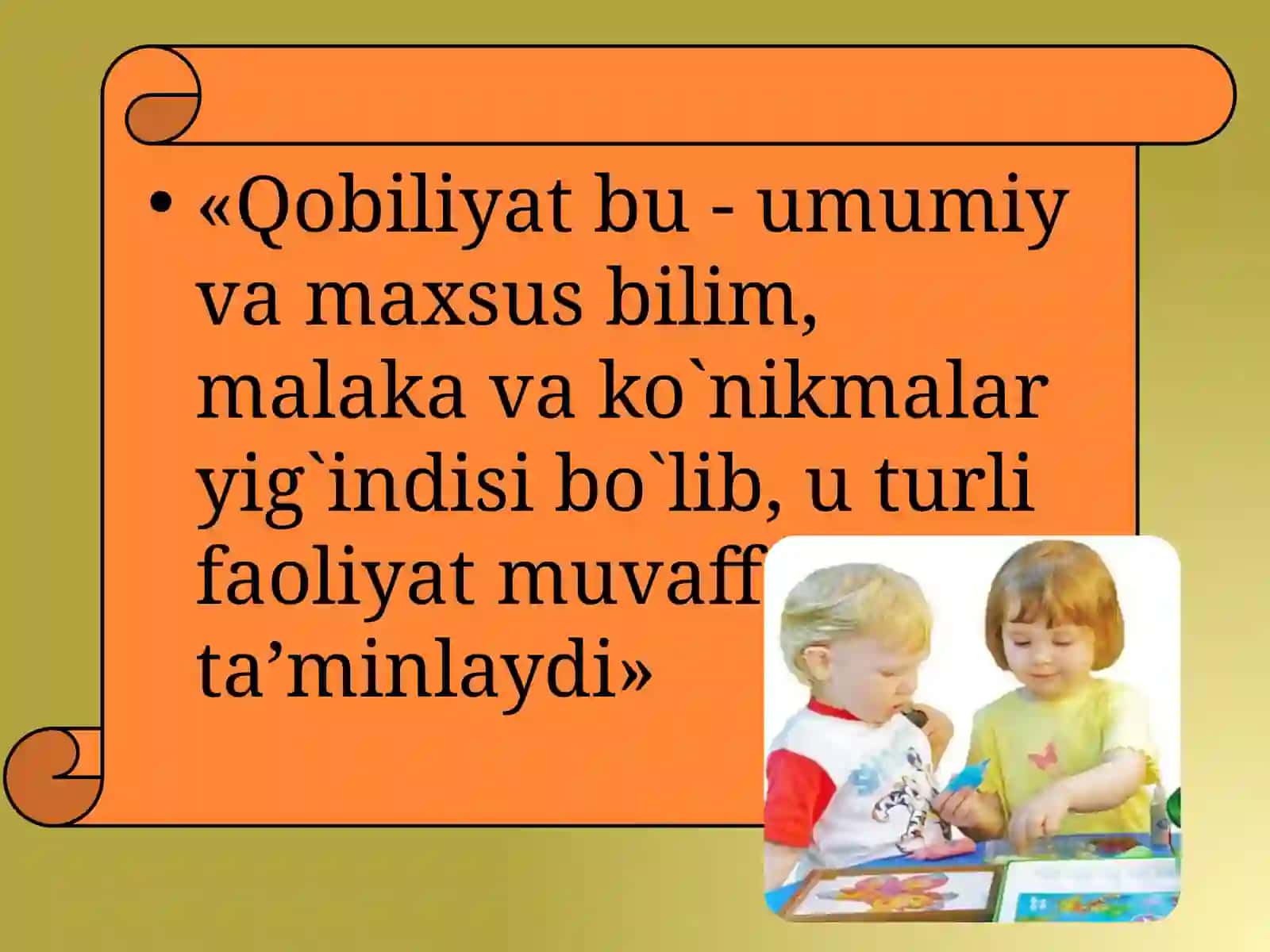 Qobiliyat haqida tushuncha 4