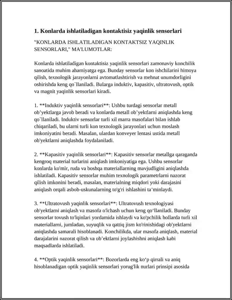 KONLARDA ISHLATILADIGAN KONTAKTSIZ YAQINLIK SENSORLARI 4