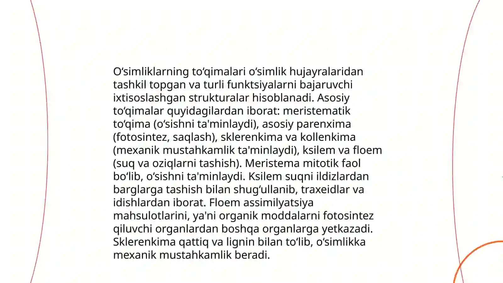 O‘simliklar anatomiyasi va fiziologiyasi 4