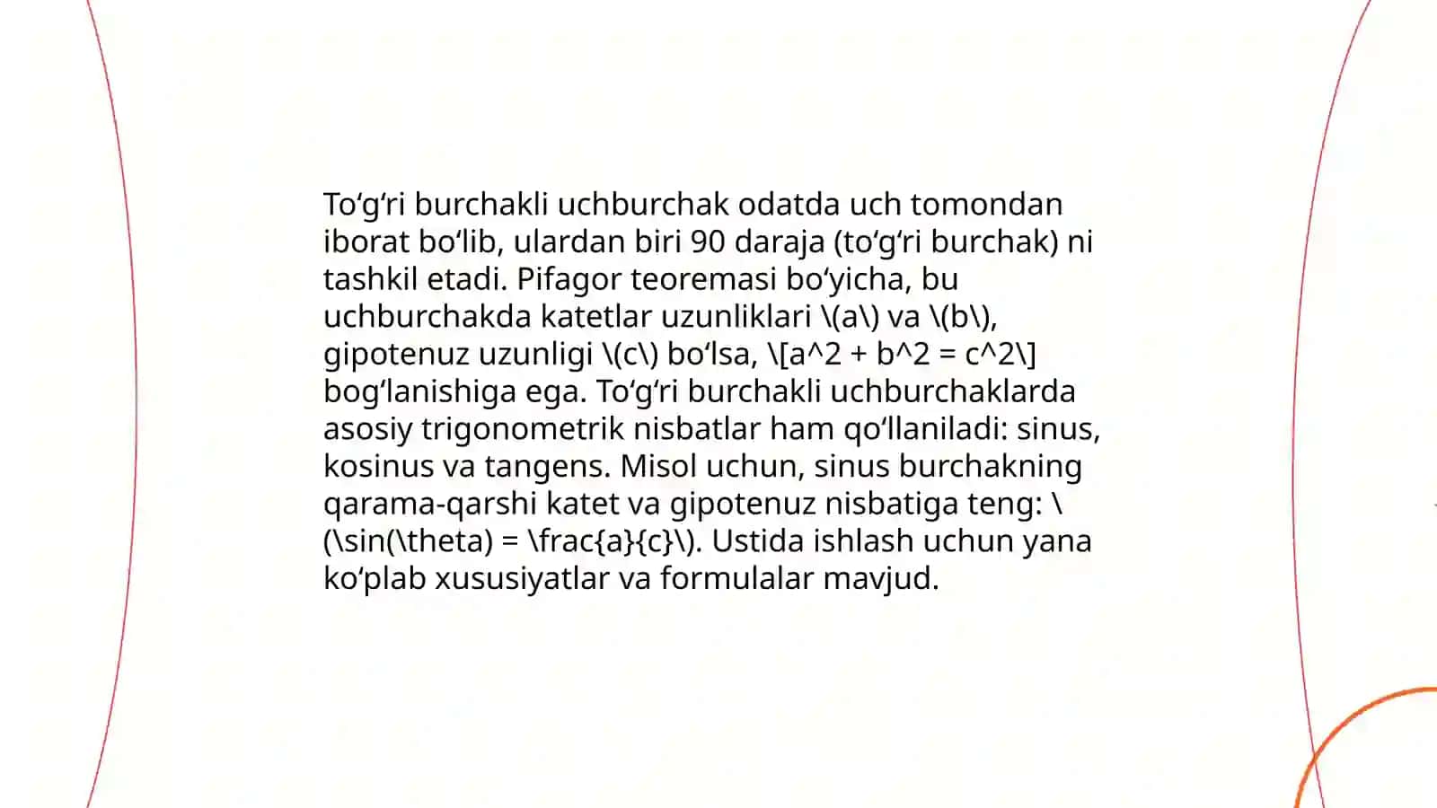 Uchburchakning turlari 4
