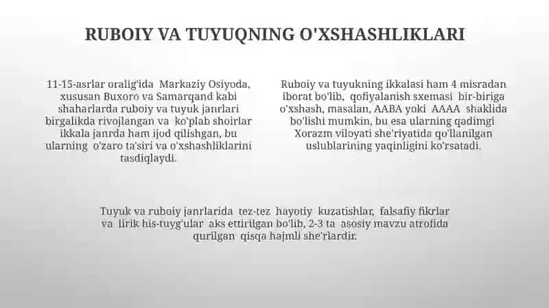 Ruboiy va Tuyuq 4